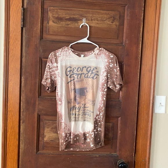 Tops - Graphic Tee with George Strait Design